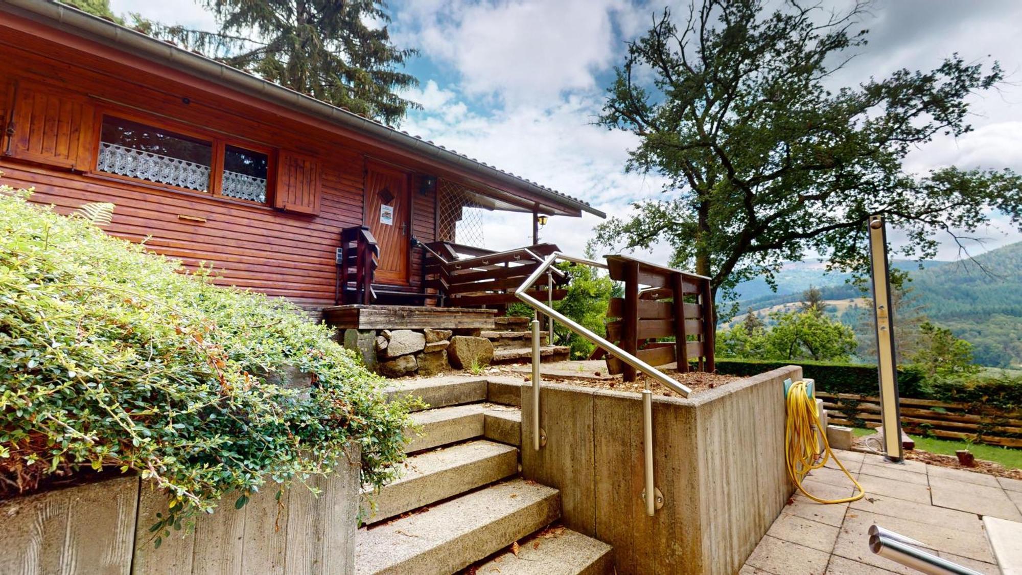 Le Chalet Du Mittelberg Avec Piscine Villa Muhlbach-sur-Munster Exterior foto